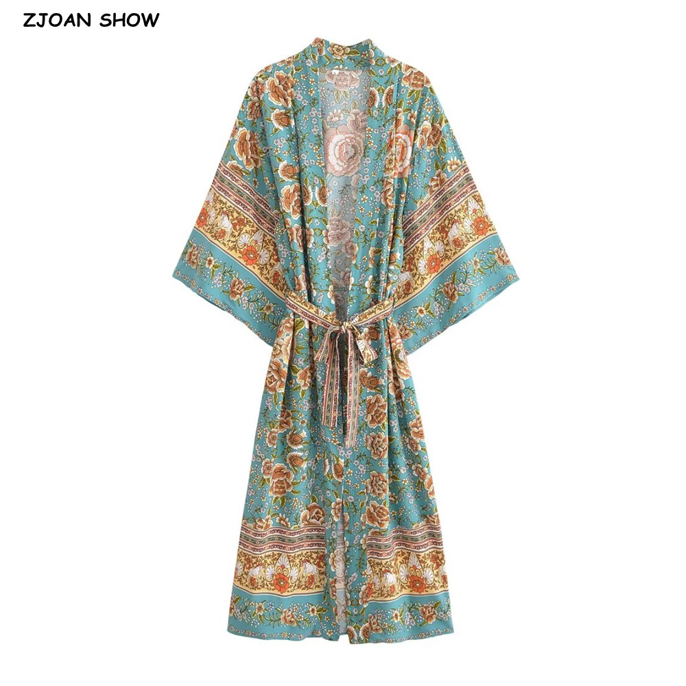 Kemeja Kimono motif bunga hija - Kimono Cardigan Women ulasan dan harga