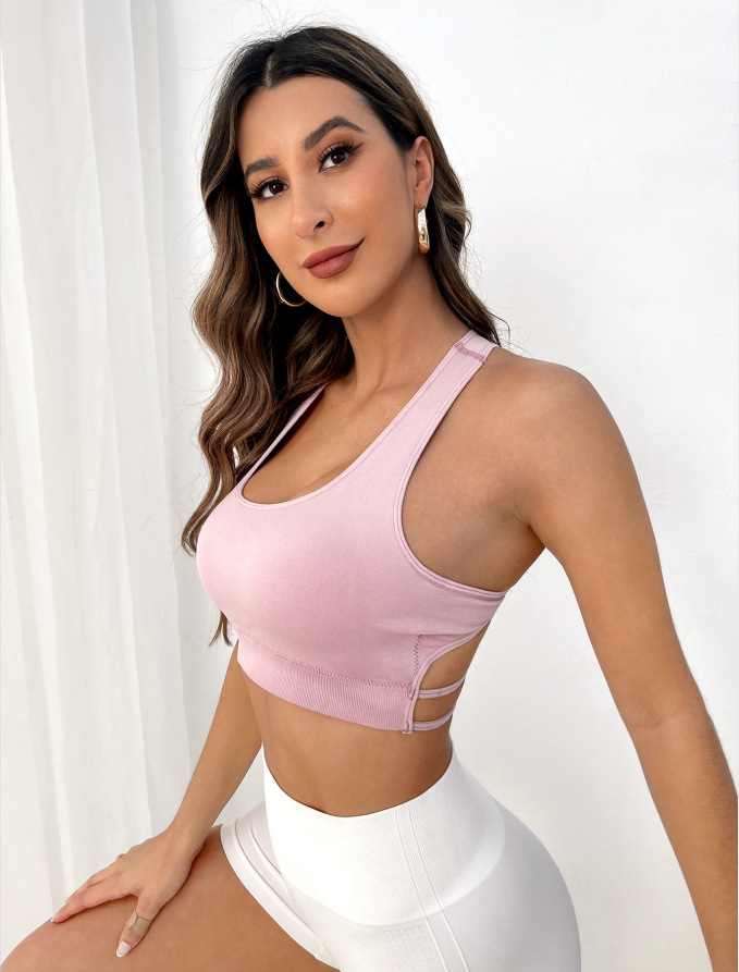 Bra olahraga bernapas atasan k - Bra Top Seamless ulasan dan harga