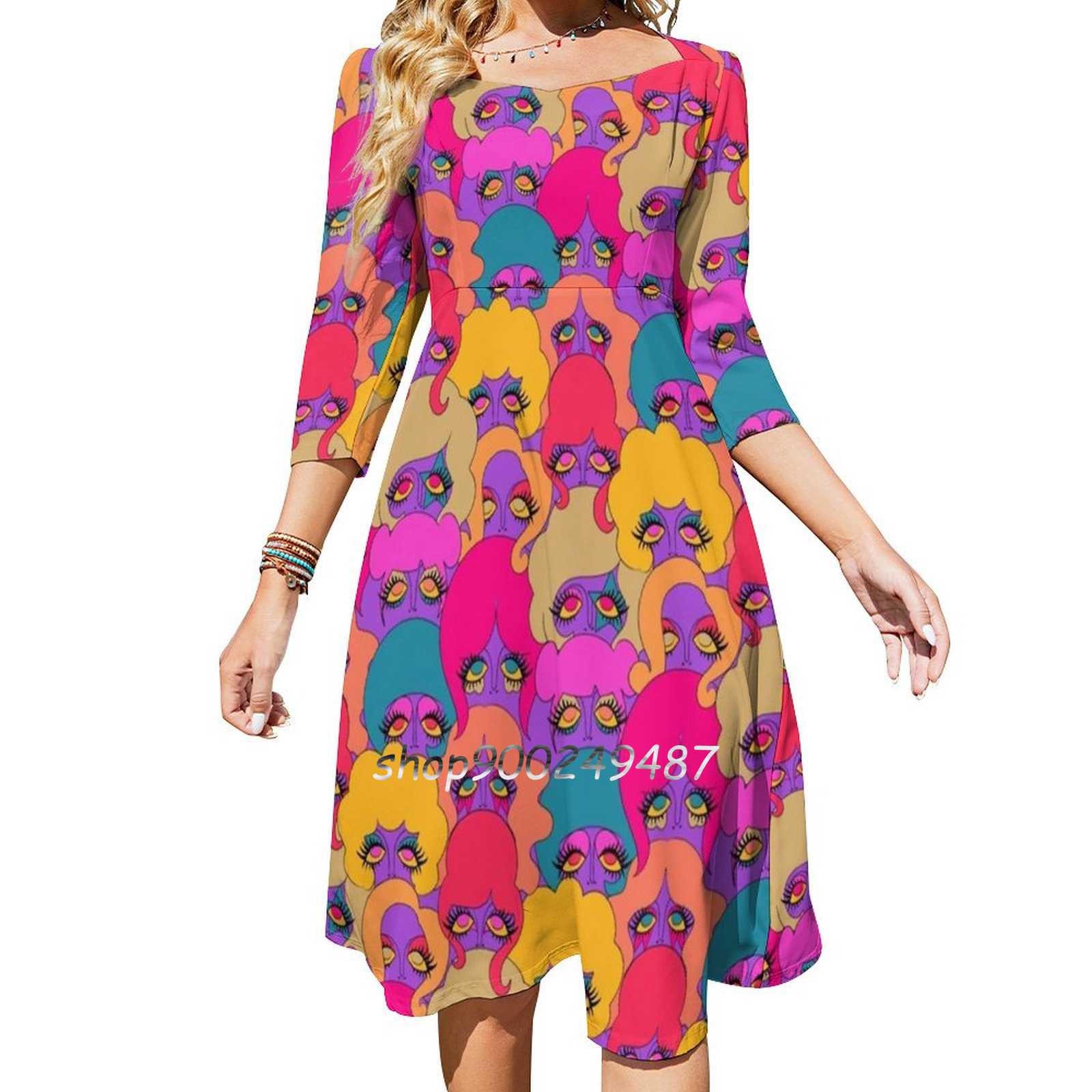 Gaun rumbai simpul kekasih wan - Women'S Fashion Of The 70S ulasan dan harga