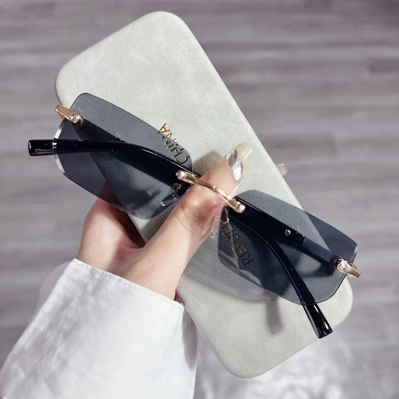 Kacamata Hitam Persegi Panjang - Women'S Fashion Eyeglass Frames ulasan dan harga