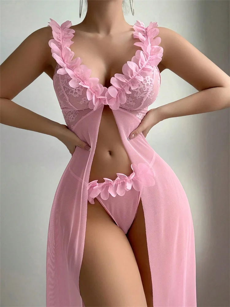 Gaun Tidur Seksi Motif Bunga P - Women'S Fashion Line ulasan dan harga