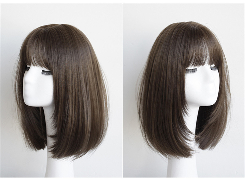 Ekstensi rambut gaya Korea Wig - Women Fashion Hats ulasan dan harga