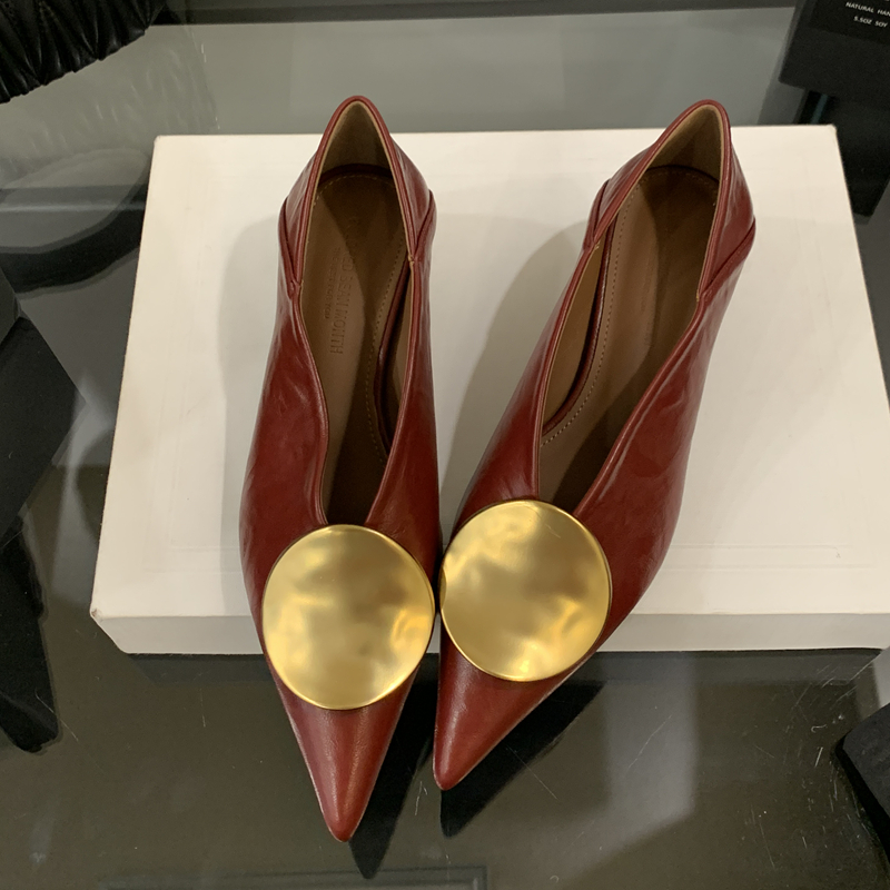 SUOJIALUN 2025 Sepatu Pump Wan - Women'S Fashion Spring 2025 ulasan dan harga