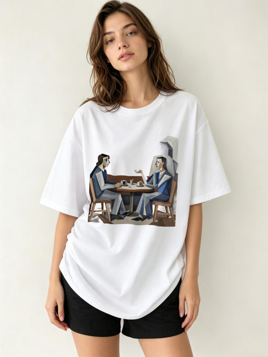 Kaos Wanita Lengan Lonceng Man - Women'S Fashion Of The 70S ulasan dan harga