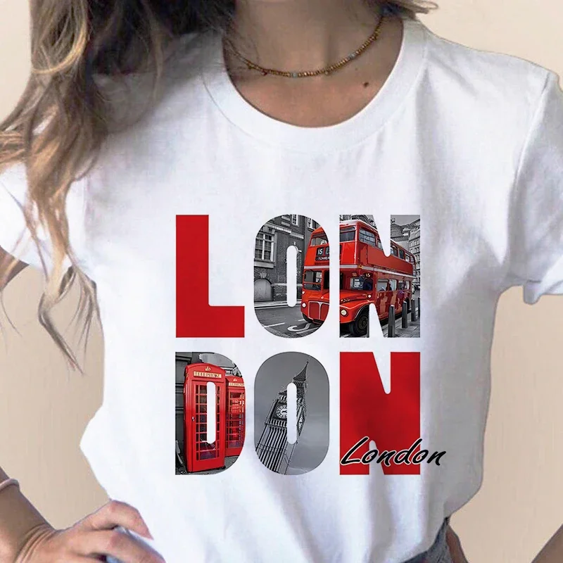 Kaus print kota Fashion Paris  - Women'S Fashion London ulasan dan harga