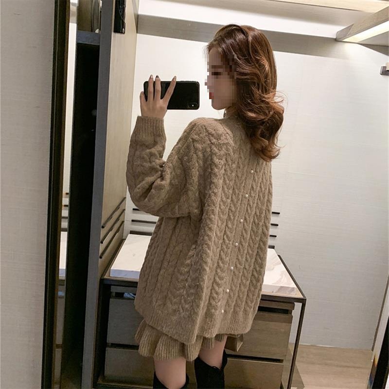 Set Rajutan Tebal Gaya Musim D - Women Fashion Korean ulasan dan harga