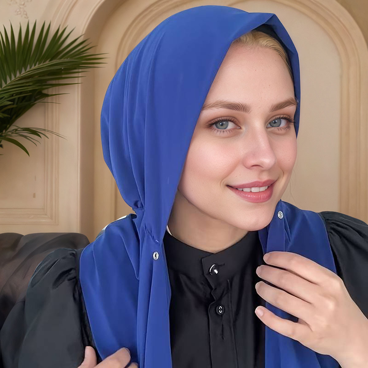 Hijab muslim polos warna solid - Women Fashion Hats ulasan dan harga