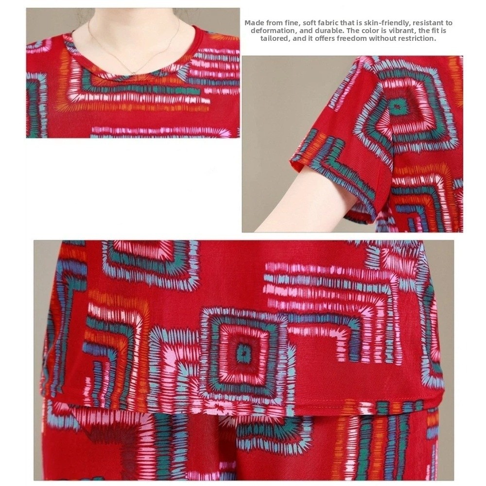 Setelan Kaos Ukuran Besar untu - Women'S Fashion Pajamas ulasan dan harga