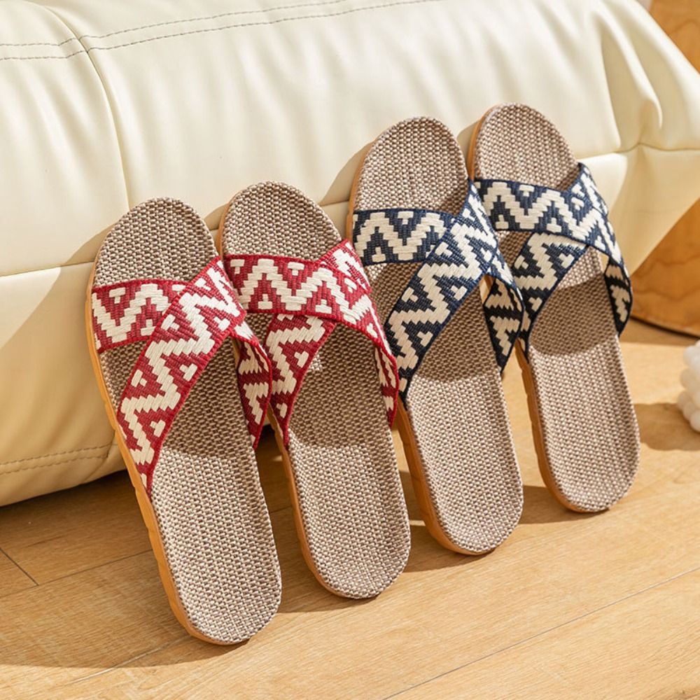 Sendal Linen Gaya Etnis, Sanda - Women'S Fashion Sandals ulasan dan harga